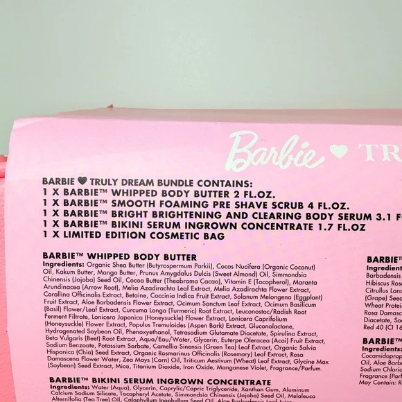 TRULY x Barbie Limited Edition Collection - NEW - Picture 3 of 4